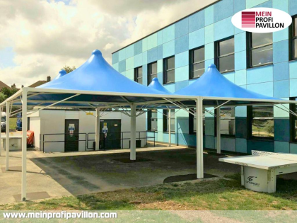 Pavillon 4x5 Überdachung Pagodenzelt Pvc Terrassendach Pergola Terrasse Restaura