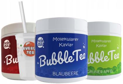 5er Set inkl. 3x Molekularer Kaviar/ 15 Becher/ 15 Strohalme - Par