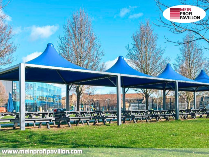 Pavillon 4x4 Überdachung Pagodenzelt Festzelt Pvc Terrassendach Pergola Terrasse
