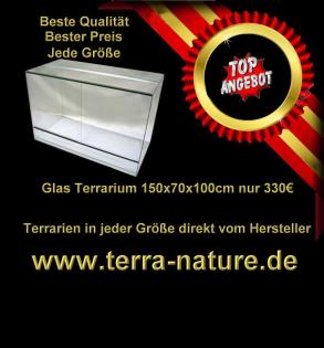 Glas Terrarium 100x50x50 cm nur 80€ in jeder Größe möglich