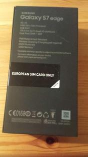 Samsung Galaxy S7 Edge 32GB , versiegelt, Black Onyx