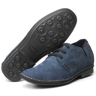 Cleto Blaue Schuhe Die Größer Machen +6 CM Herrenschuhe