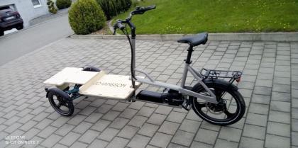 Johansson Oscar m Lastenrad Lastenfahrrad Transportfahrrad E-Lastenrad Brose s