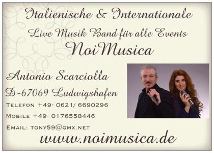 Italienische Musiker Live band Deutsch Internationale musik