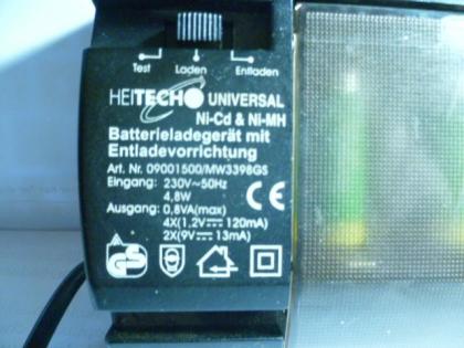 Akku Ladegerät Heitech Universal Nr.147