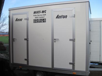 Toilettenwagen zu vermieten