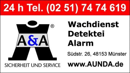 Tag + Nacht mit SICHERHEIT seit über 25 Jahren: A & A Sicherheit und Service ®