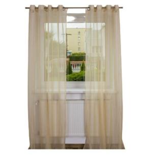 Fertige Voile Gardine 145x250 4 Farben Schal Schleier Fensterdekoration Vorhang
