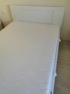 1 Jahres Bett Komfortbett Evelyn 140 x 200 cm mit Lattenrost Alpinweiß