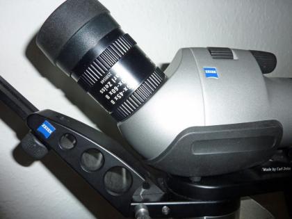 ZEISS DiaScope 85 T* FL Silber, Schräg-Einblick, Zoom Okular with 2 Foto-Adapter