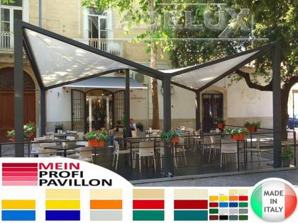 Pavillon Segel 4x4 Terrassendach Restaurant personalisierte Farbe Pvc Pergola