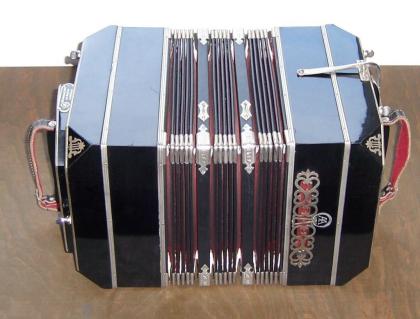 Bandoneon Alfred Arnold AA im Koffer VEB Carlsfeld