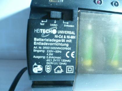Akku Ladegerät Heitech Universal Nr.147