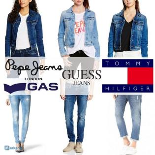 Damen Herren DENIM JACKEN, HEMDEN, JEANS Pepe Jeans Guess Tommy H