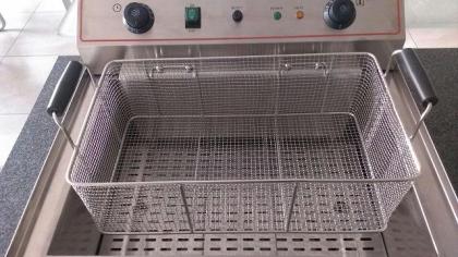 Elektr. Beckenfritteuse 6 kw Backfritteuse Friteuse