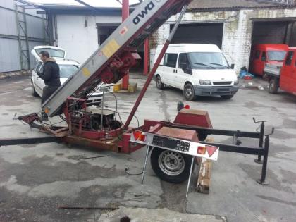 AWA HD 31 K Alu Dachdeckeraufzug Schrägaufzug mit Knickstück