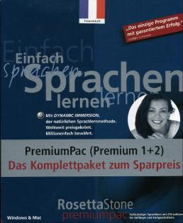 Rosetta Stone PremiumPac 1+2 Französisch