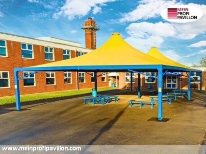 Pavillon 10x10 Überdachung Pagodenzelt Festzelt Pvc Terrassendach Pergola Terras