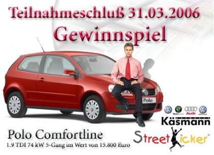 VW Polo zu gewinnen!