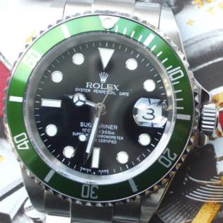 Rolex Submariner mit grüner Lünette, ETA Werk