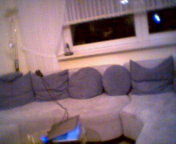 Designer-Sofa in Wildlederoptik