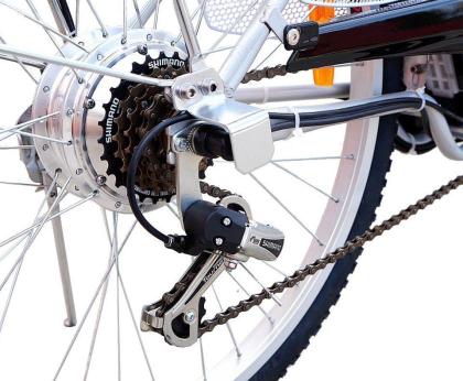Elektrofahrrad Fahrrad E-Bike Rot Elektro Motor Alu Pedelec 26