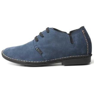 Cleto Blaue Schuhe Die Größer Machen +6 CM Herrenschuhe