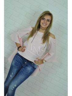 Bluse Damenbluse Damentop Blouse Damenhemnd Top 3/ 4 Ärmel Tunika Pulli LULU neu