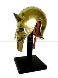 Gladiatorenhelm - aus Messing handgetrieben
