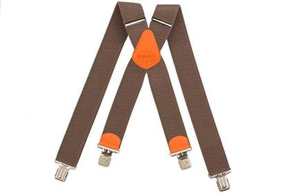 Herrenhosenträger Klassische Form X superbreit 5cm 130cm lang 4 starken Metallkl