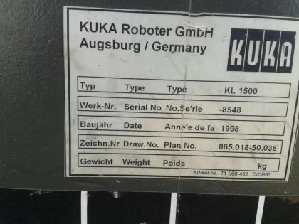 Kuka Lineareinheit KL 1500 Verfahreinheit für Kuka Roboter