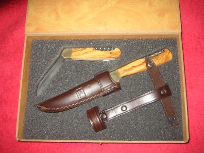 Jagdmesser in Kassette 2 - teilig