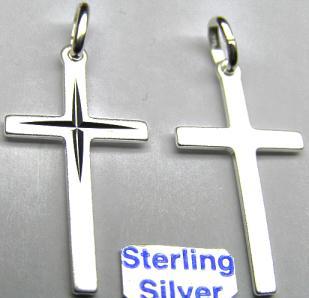 DIAMANTSCHLIFF-SILBERKREUZ