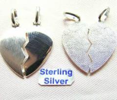 TEILBARES HERZ, SILBER 925