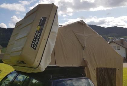 Autocamp Family 190 Dachzelt XXL Familienzelt mit Vorzelt Wie Neu