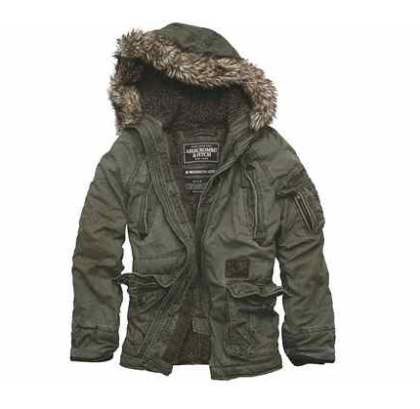 Abercrombie A+F Washington Winterjacke Parka Herrenjacke S - XXL