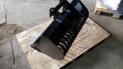 Sieblöffel 80 cm für Minibagger 1, 5-3, 5 Tonnen Inhalt 112 Liter Gewicht 87 kg