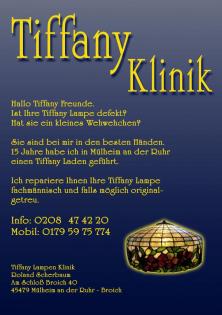 Kindergeburtstag in Duisburg &Tiffany Lampen Reparatur Mülheim