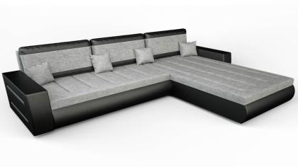 Sofa Couch Ecksofa Eckcouch Schlaffunktion Bettkasten - MANT