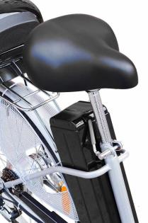 Elektrofahrrad Schwarz 118x116x63cm Fahrrad Elektro Motor Pedelec 26