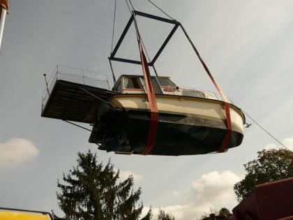 Stahlschiff Boot Motorboot Wanderschiff Verdränger