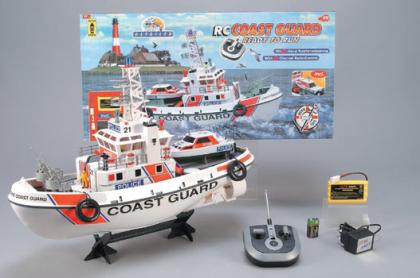 Dickie RC Boat Coastguard RTR 2 Kanal weiss