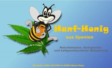 Bio-Hanf-Honig aus Spanien