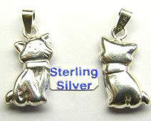 SCHMUSEKATZE, SILBER 925