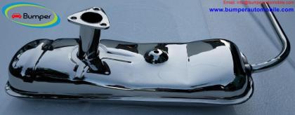Exhaust for Vespa 400 (1957-1961) by stainless steel