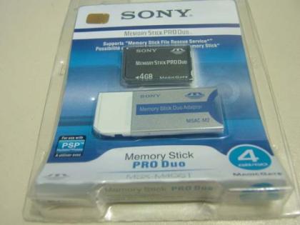 Memory Stick PRO Duo mit 4 GB