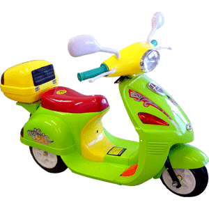 Kinder Vespa Roller & Geschenk