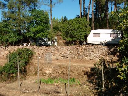 Wohnwagen Im Grünen auf Biohof in Portugal