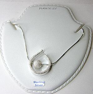 SPIRALSTERN-COLLIER,SILBER 925