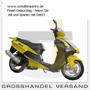 125ccm Leichtkraft-Motorroller- VERSANDFREI & KOSTENLOS BIKER-JACKE DAZU